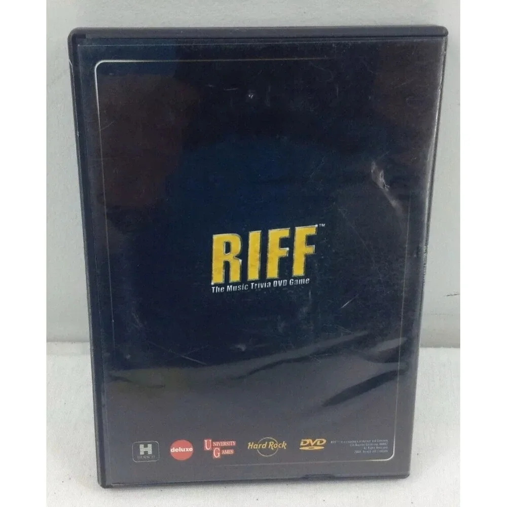 Riff The Music Trivia DVD Game *Sealed* Made In USA (2005)hard Rock Cafe